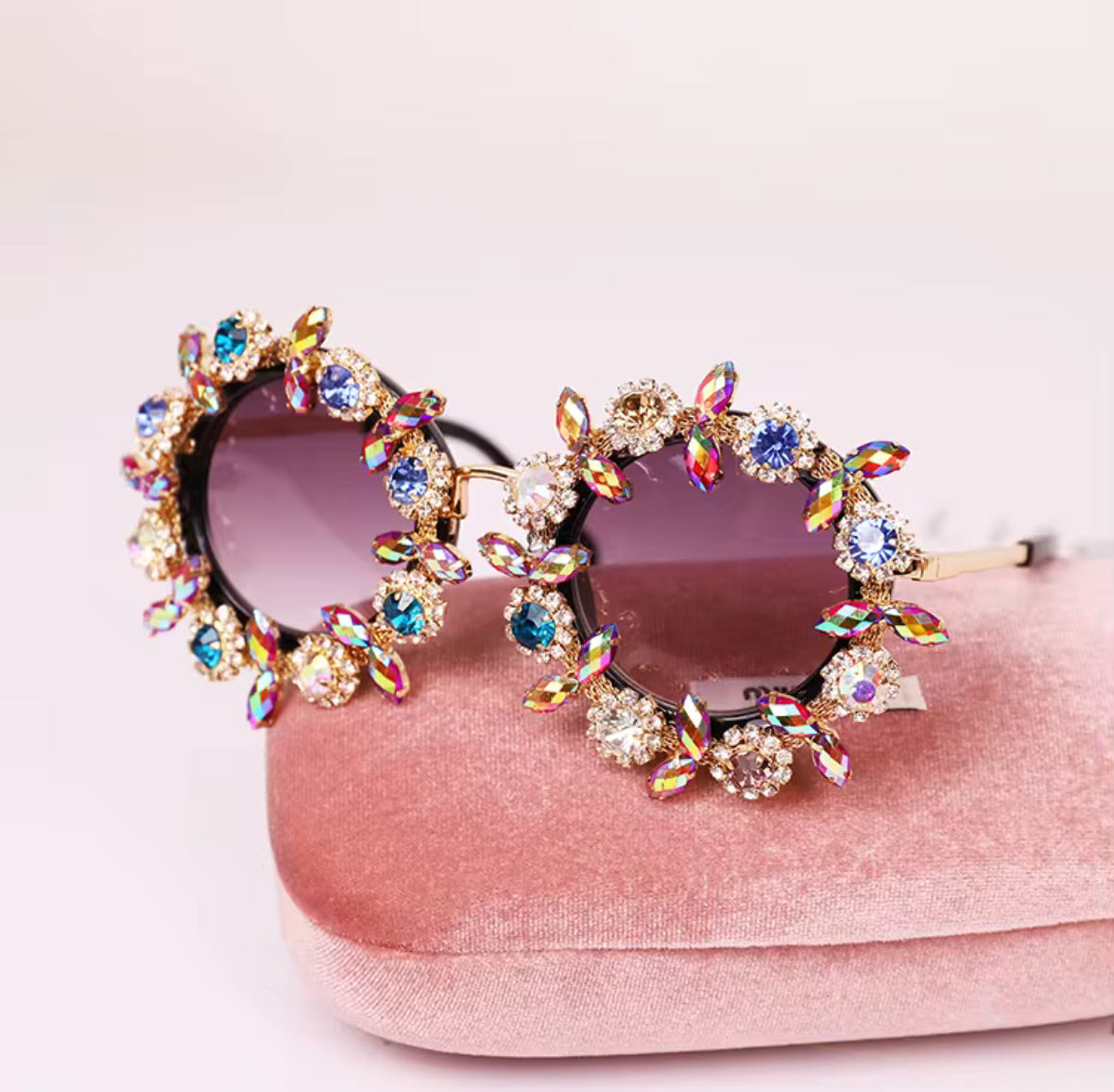 Rhinestone and Pearls Sunglasses