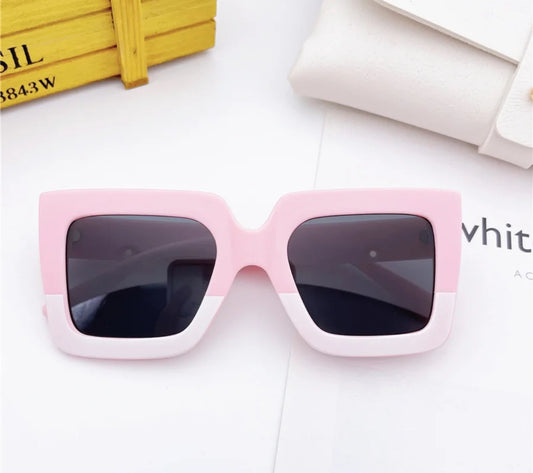 Square Frame Dual Shade Frame Sunglasses