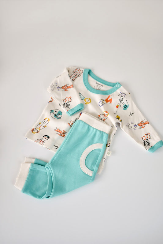 Pants & Long Sleeve PJ Set