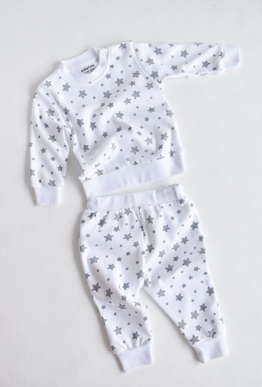 Pants & Long Sleeve Star PJ Set