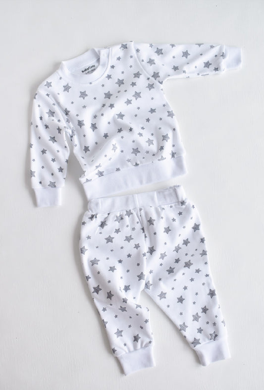 Pants & Long Sleeve Star PJ Set