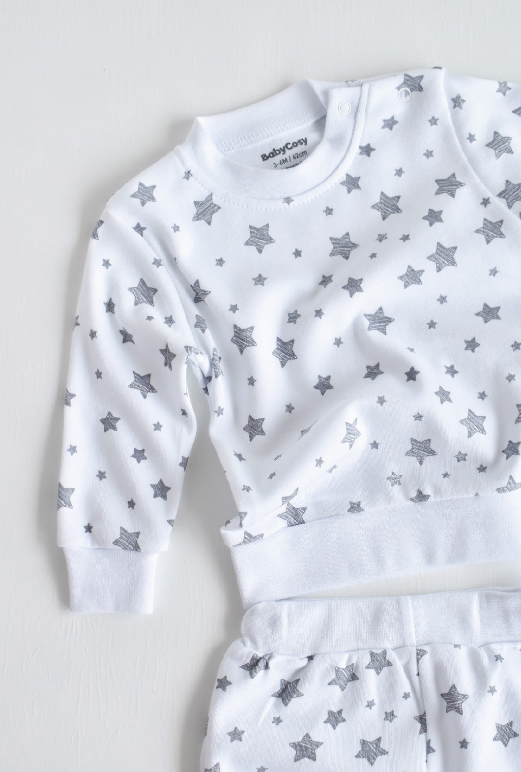 Pants & Long Sleeve Star PJ Set