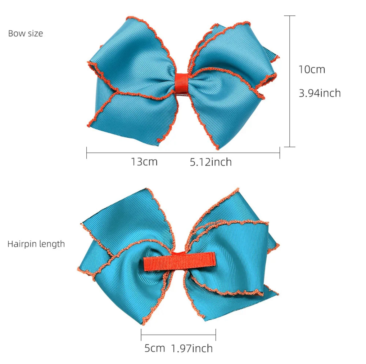 Moonstitch Edge Bow Clips